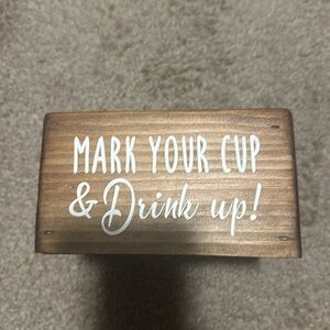 Mark your cup and drink up